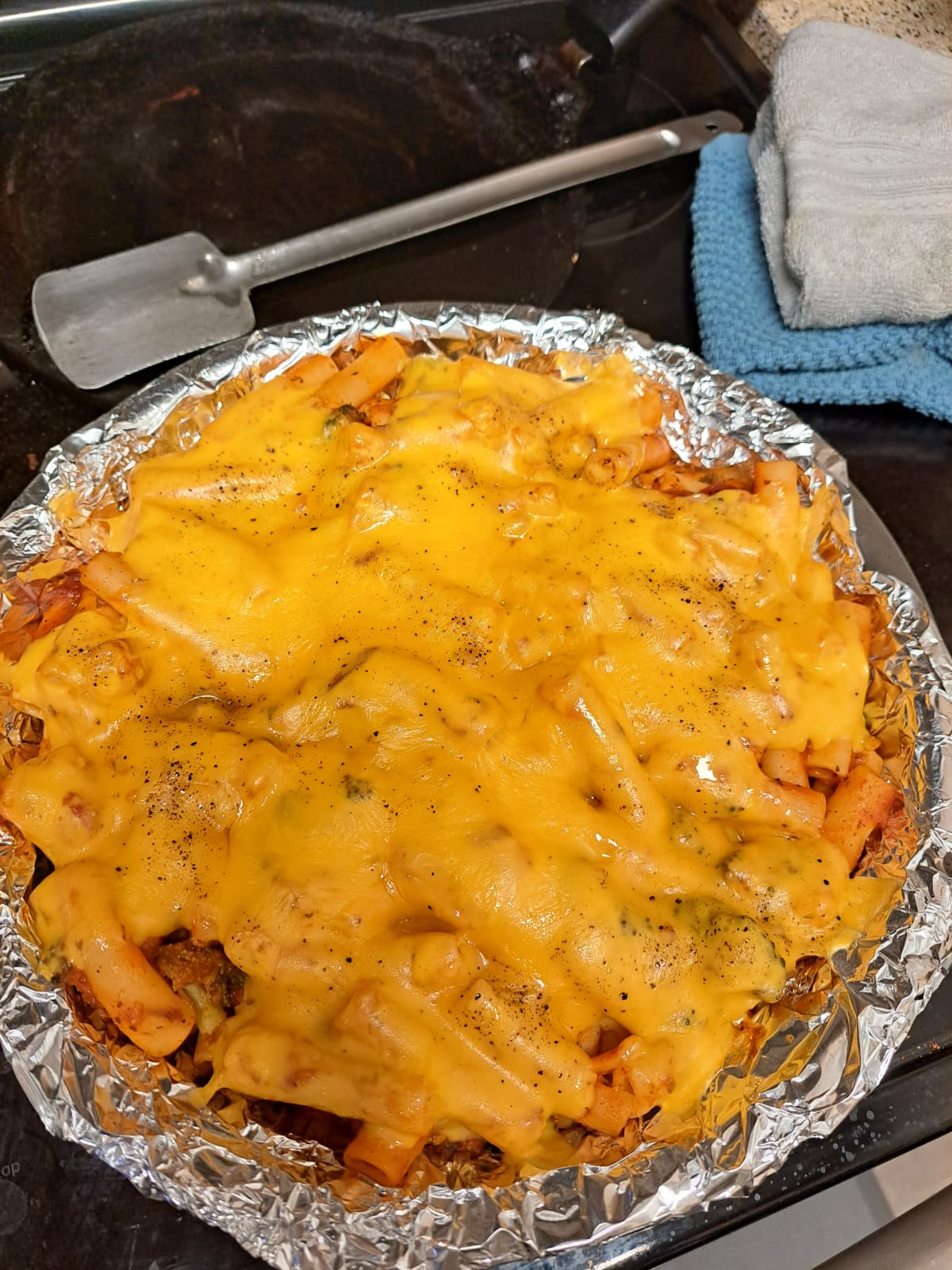 Cheesy Rigatoni Bake
