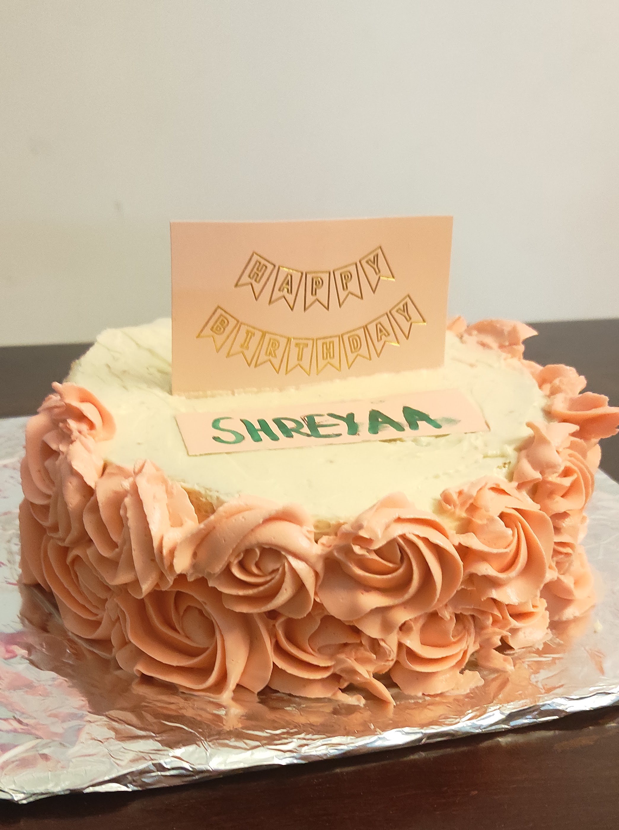 Chocolate drip birthday cake