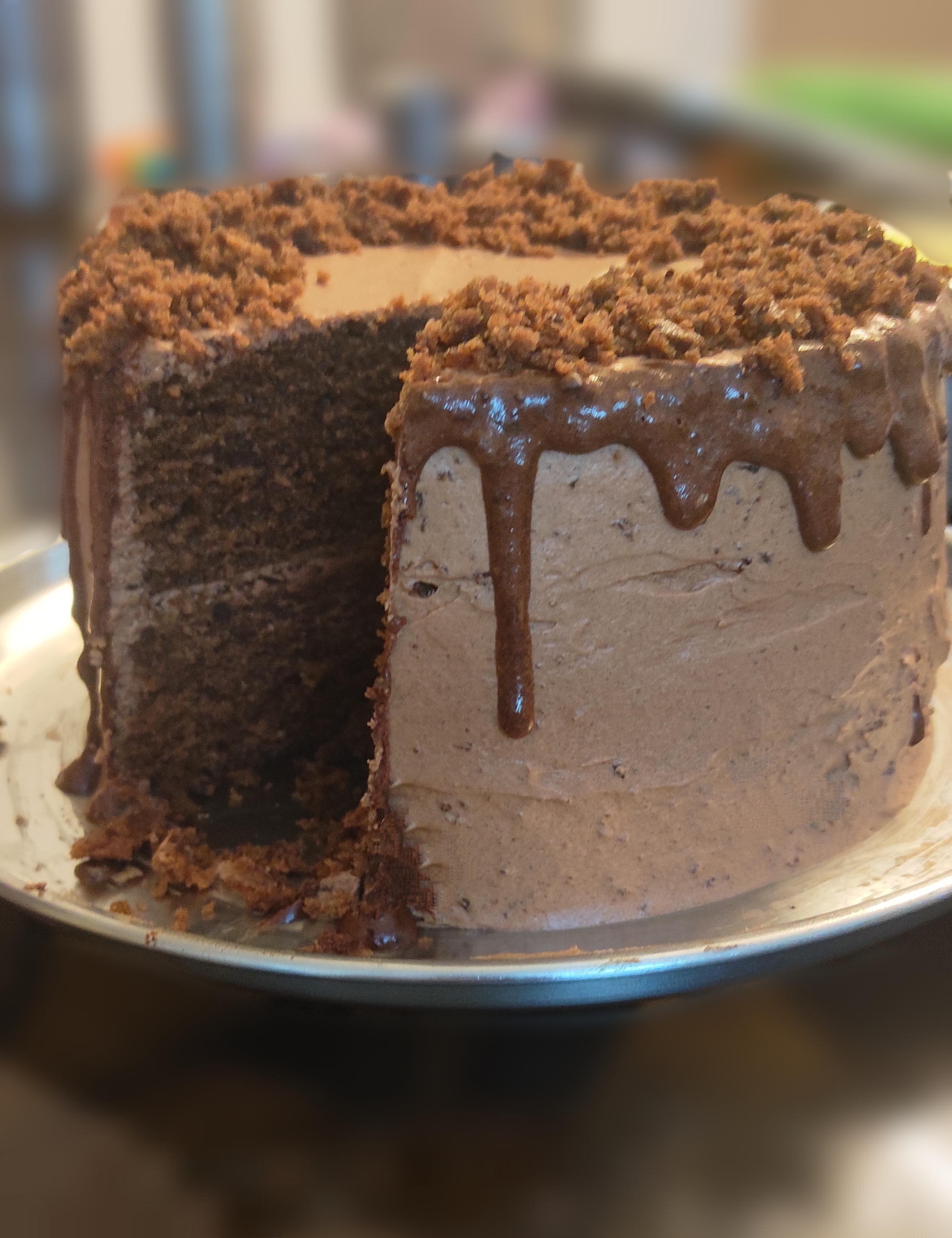 Chocolate fudge celebration cake