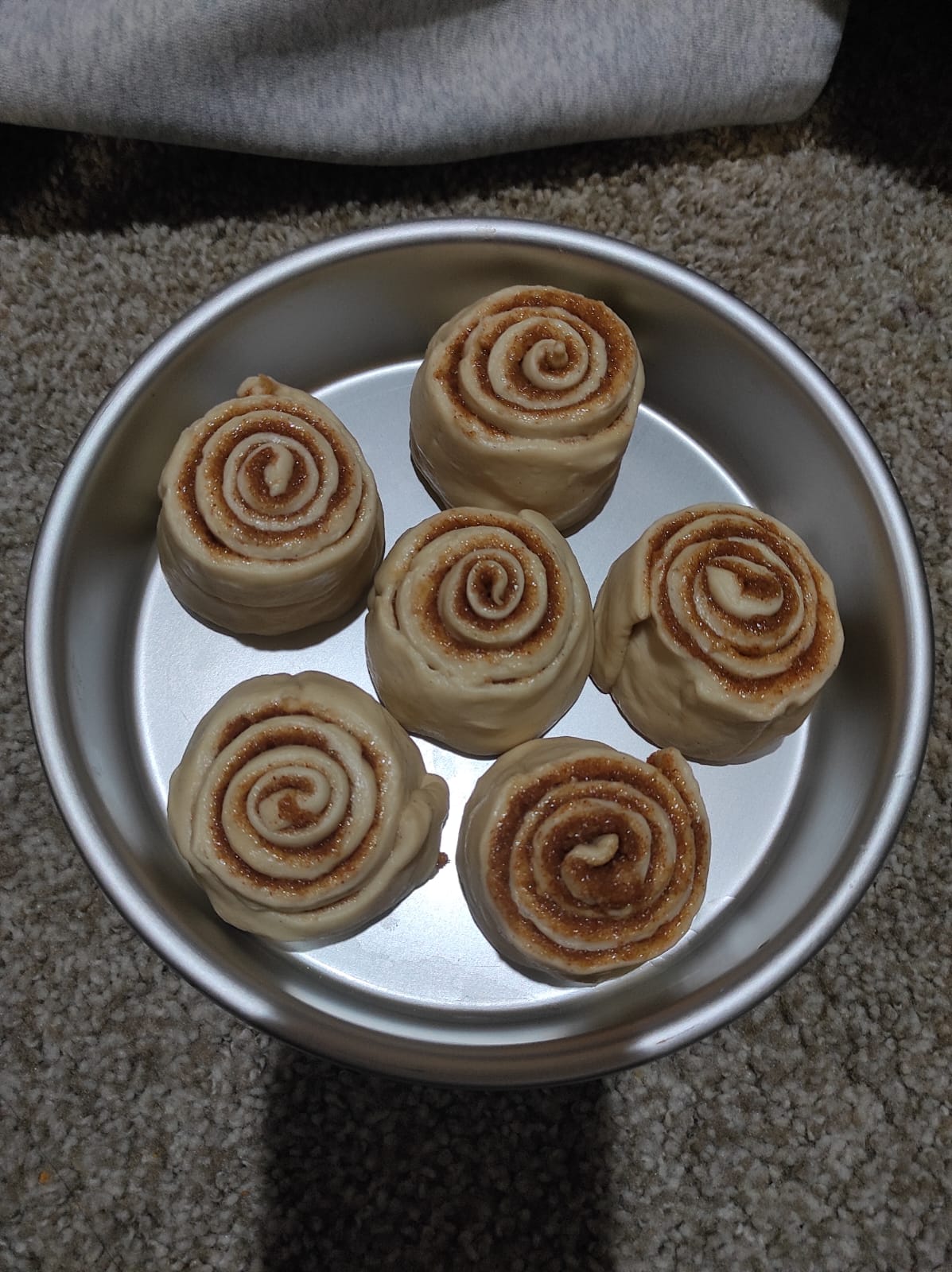 Eggless Cinnamon Rolls